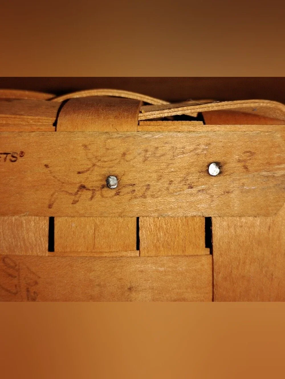 Longaberger Signed 1996 Edition Dresden Tour Basket DWB Ginny Jerry Judy Wendy